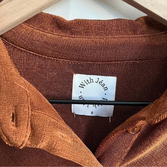 With Jean Andy Mini Dress in Chocolate - Picture 8 of 9